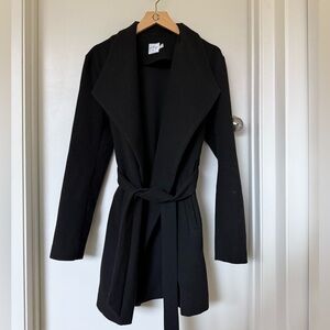 Princess Polly Trench Style Black Belted Coat